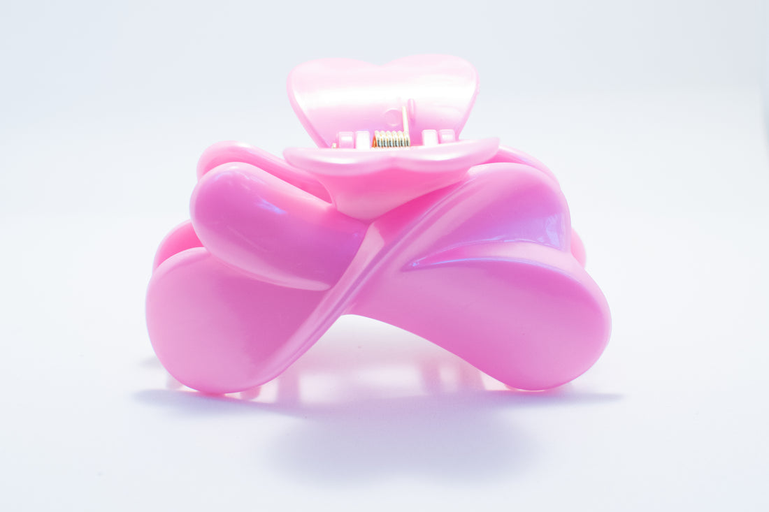 Twist Hairclip - Rosa Pearl